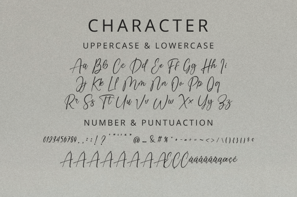 Perfect Ausmar Font PNG with transparent background - Preview 5