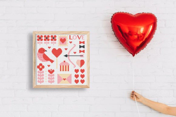 Valentine Day Cross Stitch Pattern Pdf