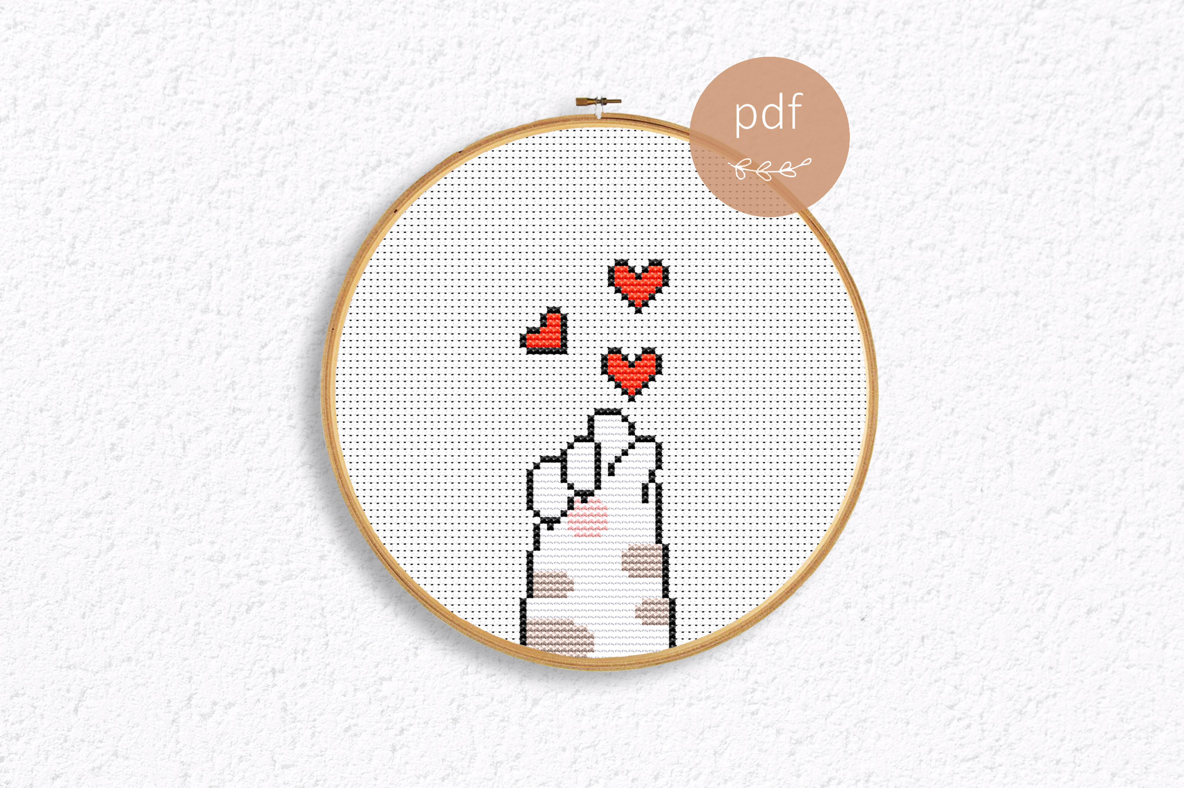Valentines Day Cross Stitch Pattern Pdf