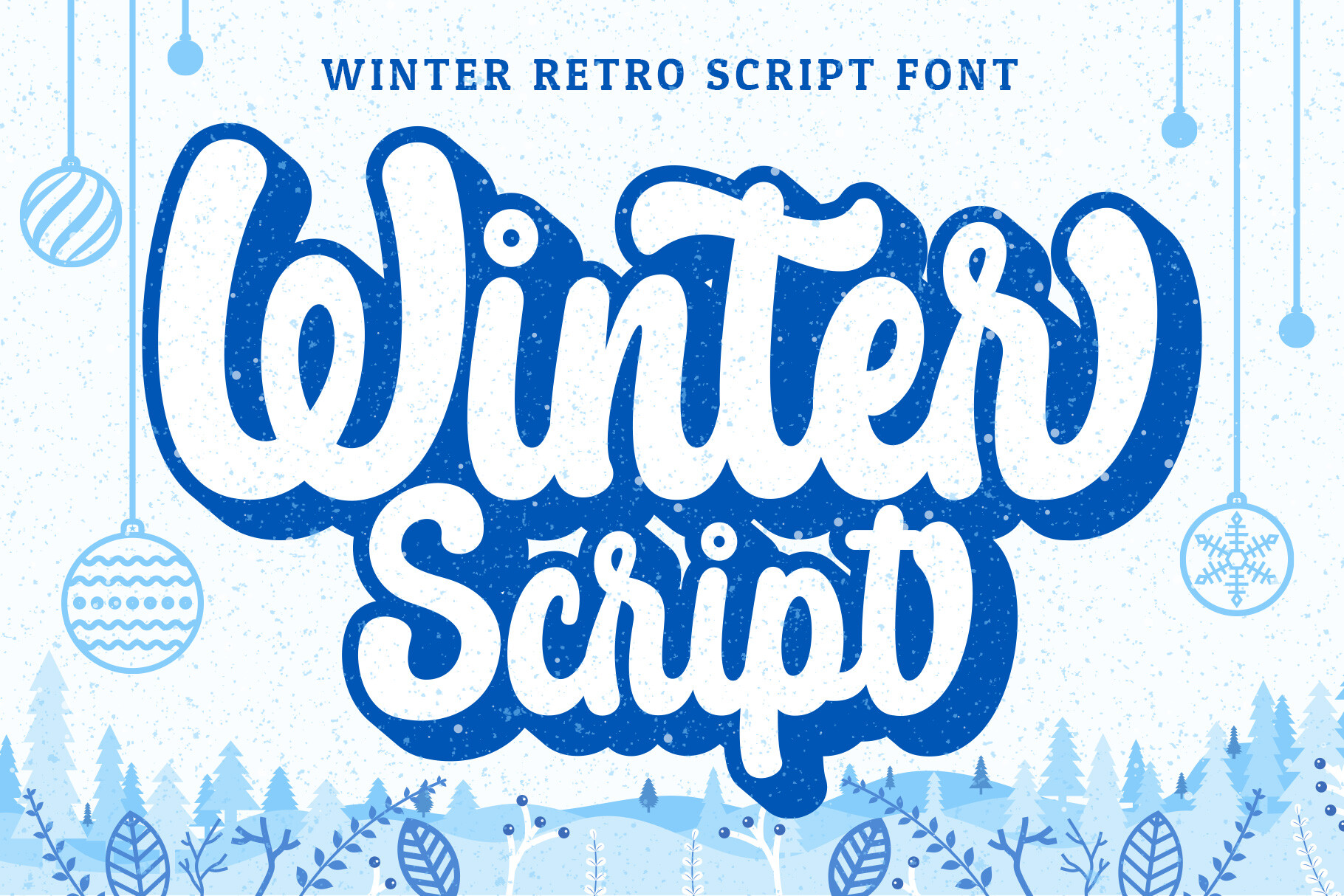 Winter Script preview: bold groovy script
