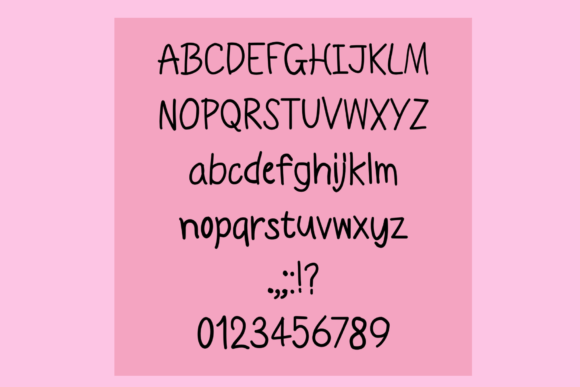 Cute Love Font - Preview 3