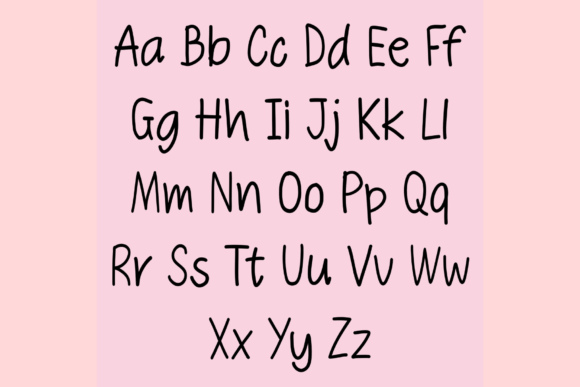 Kiss Me Font - Preview 4