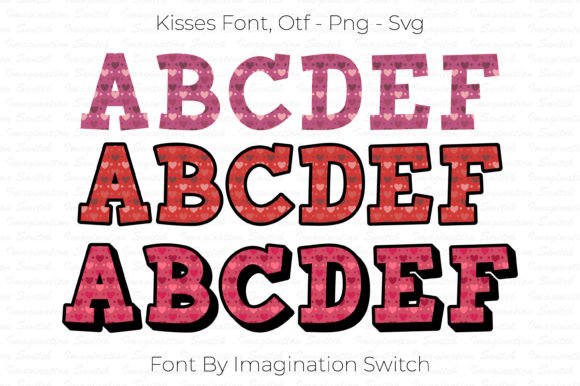 Kisses Font - Preview 1