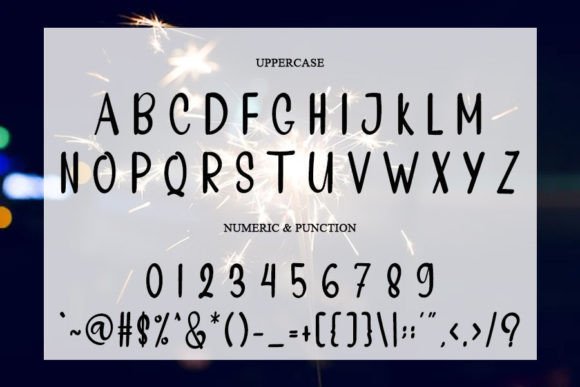 Magical Cristmas Font PNG with transparent background - Preview 4