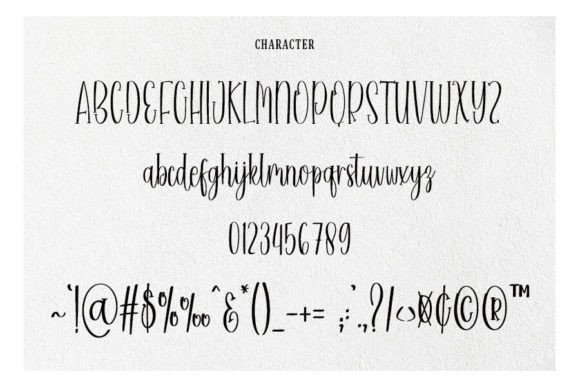 Perfection of Love Font PNG with transparent background - Preview 6