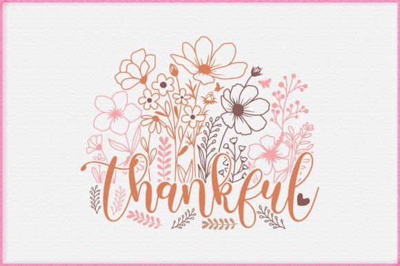 Thanksgiving Heart SVG Design