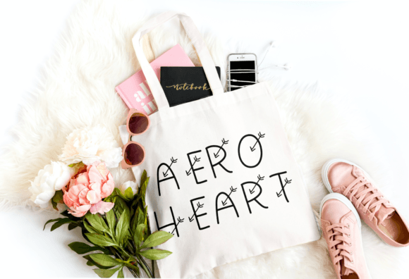 Aero Heart Font - Preview 3