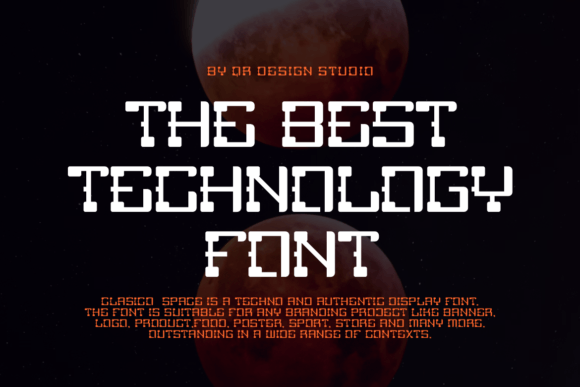 Clasico Space Font PNG with transparent background - Preview 1