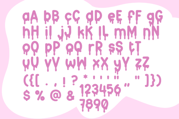Drippingtype Font - Preview 2