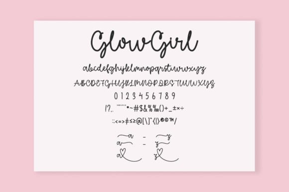 Glow Girl Font - Preview 6