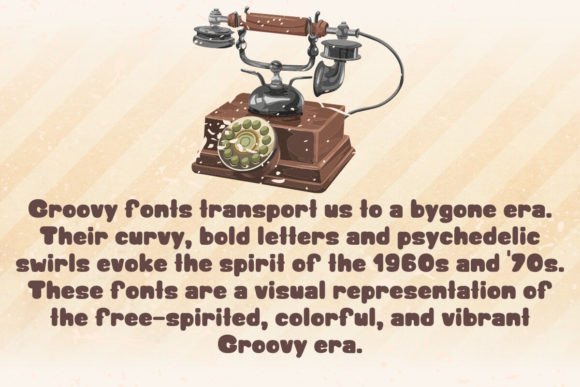 Groovy Station Font PNG with transparent background - Preview 1