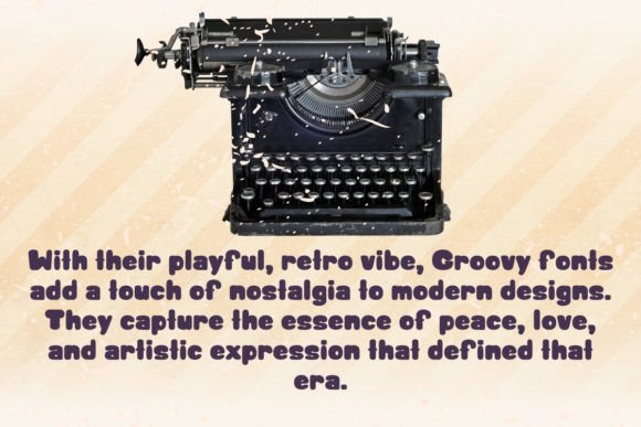 Groovy Station Font PNG with transparent background - Preview 2