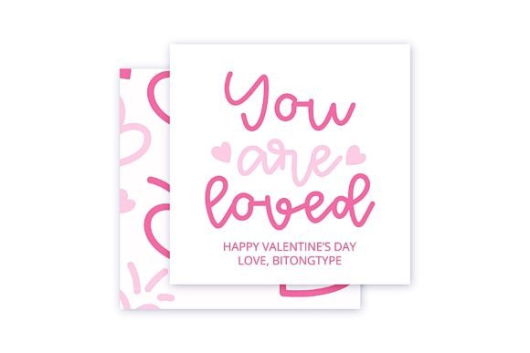 Holly Kisses Font PNG with transparent background - Preview 1
