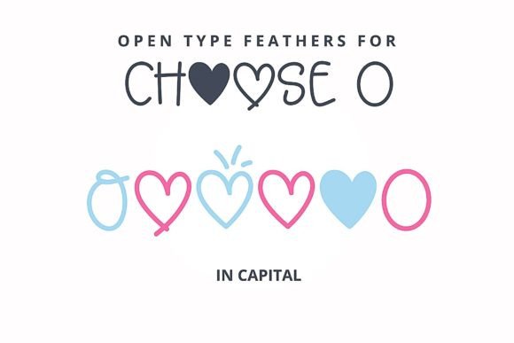 Holly Kisses Font PNG with transparent background - Preview 2