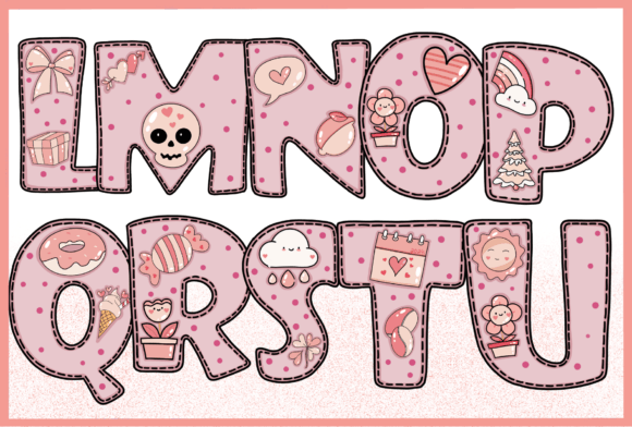 Lovely Cutie Font font preview - 2