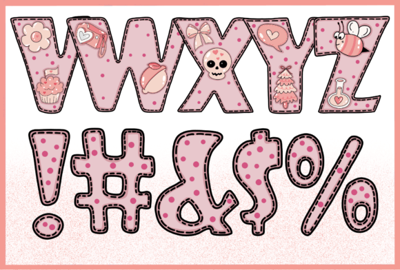 Lovely Cutie Font font preview - 3