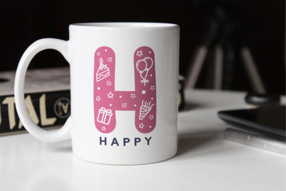 Mother's Birthday Font PNG with transparent background - Preview 4