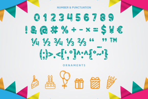 Mother's Birthday Font PNG with transparent background - Preview 6
