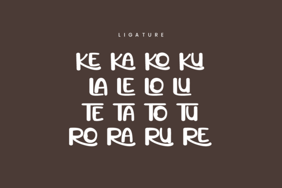 Risoka Sarone Font PNG with transparent background - Preview 5