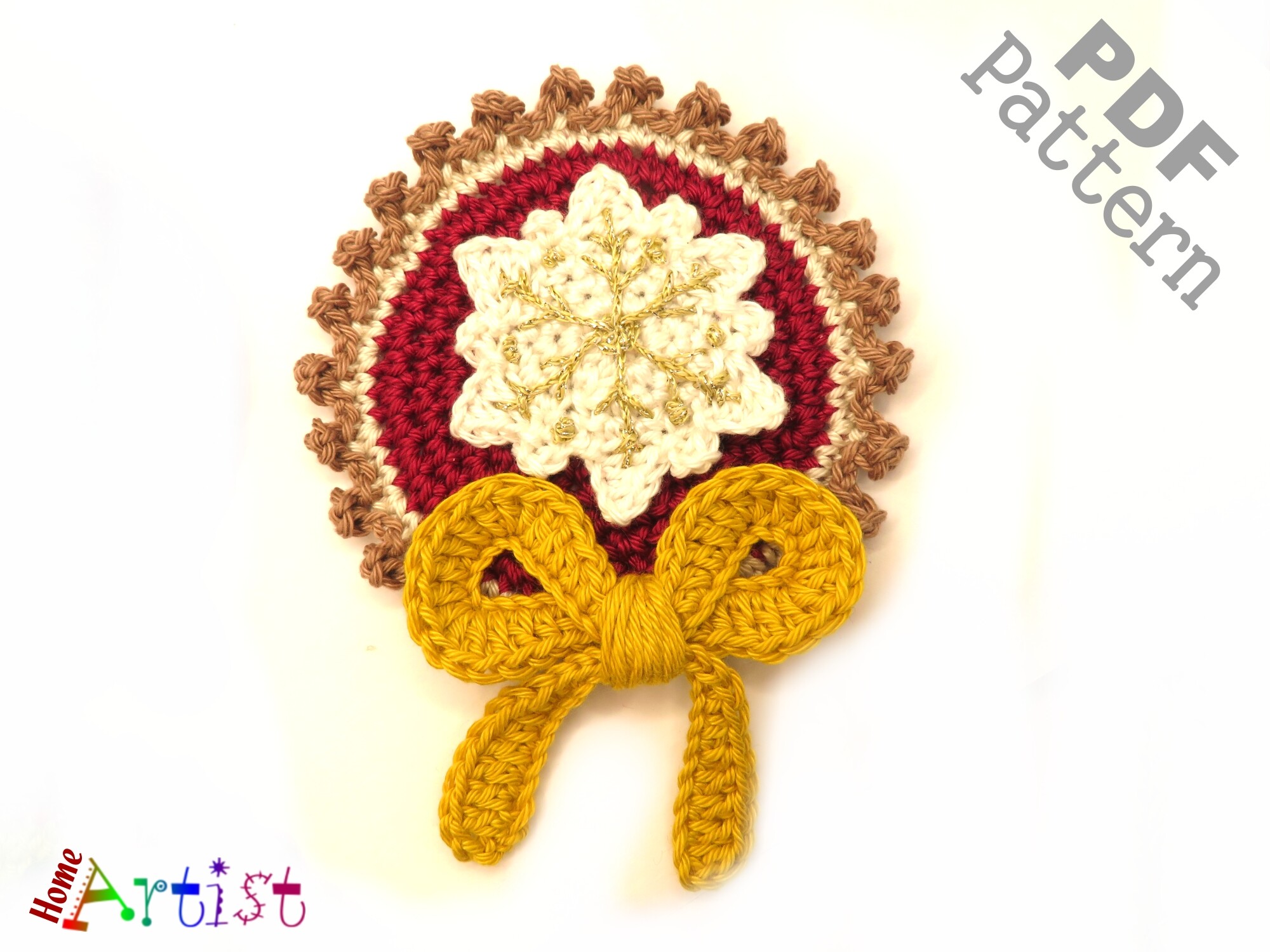Snowflake Crochet Ornament