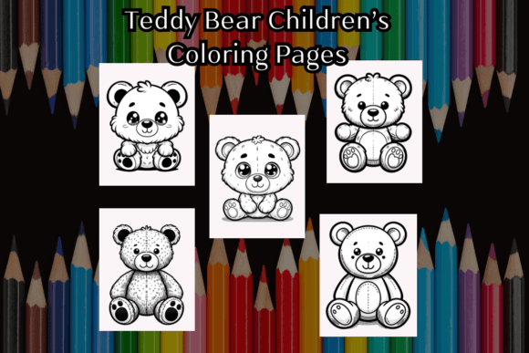 Teddy Bear Children’s Coloring Pages