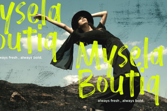 Aero Brush Font - Preview 6