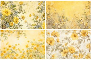 Bee Flowers Scrapbook Paper Pattern Graphic by Wildflower Publishing ...