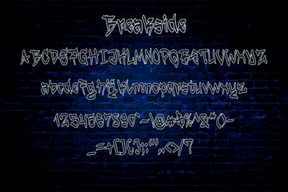 Breakside Font - Preview 4