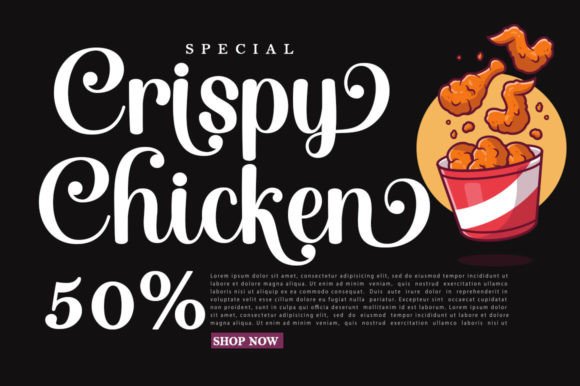 Chocolate Banana Font - Preview 1