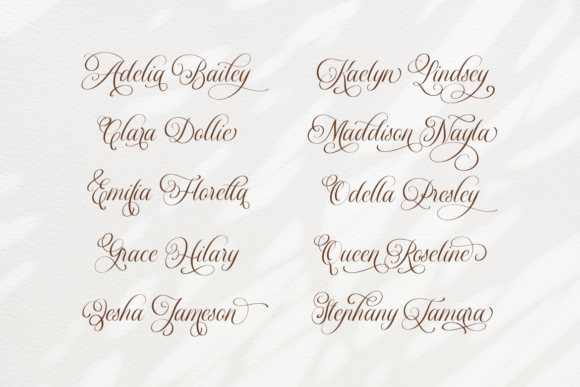 Dellanor Script Font - Preview 5