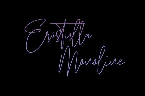 Erostulla Font - Preview 1