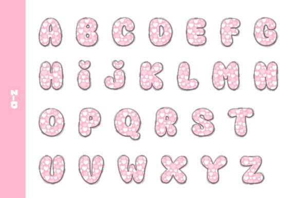 Fox Chick Font PNG with transparent background - Preview 3