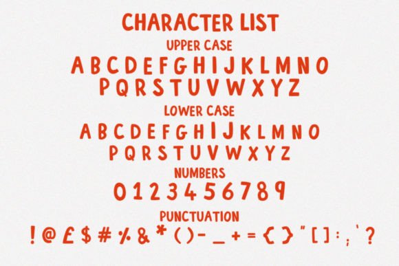 French Fries Font - Preview 2