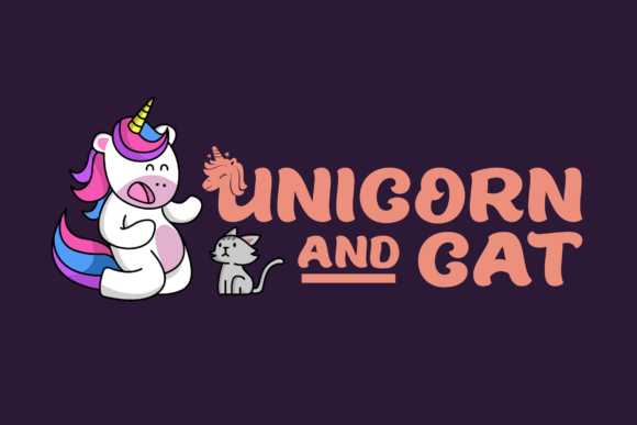 Funky Unicorn Font - Preview 2