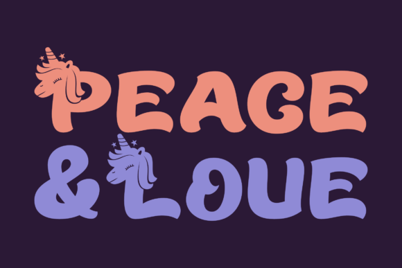 Funky Unicorn Font - Preview 4