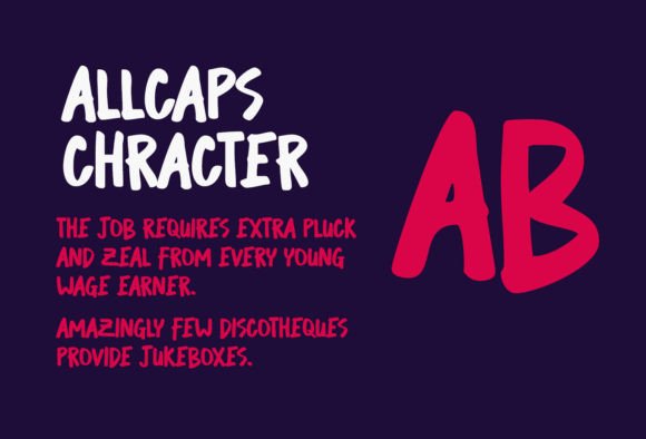 Glukosa Brush Font PNG with transparent background - Preview 3