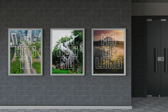 Head Sign Font PNG with transparent background - Preview 3