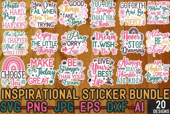 Printable Digital Stickers Bundle Bundle · Creative Fabrica