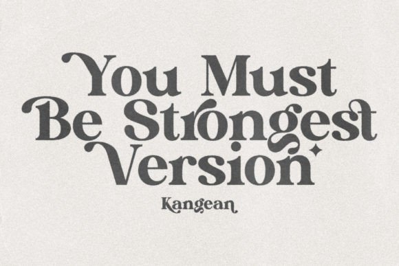 Kangean Font PNG with transparent background - Preview 3
