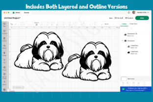 Lhasa Apso Dog SVG PNG PDF Cut Files Graphic by KayBeeSVGs · Creative ...