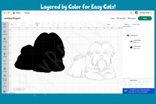 Lhasa Apso Dog SVG PNG PDF Cut Files Graphic by TheArtfulAspie ...
