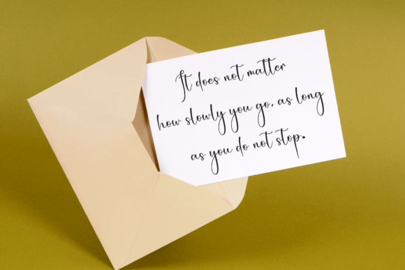 Morning Vacation Font PNG with transparent background - Preview 2