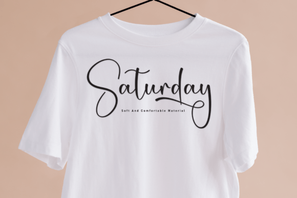 Morning Vacation Font PNG with transparent background - Preview 3