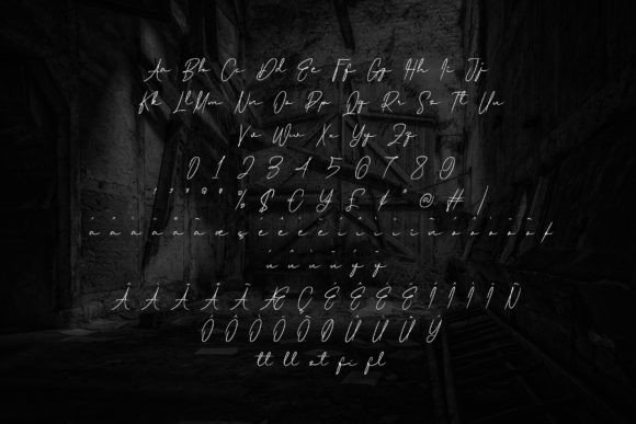 Palmori Font PNG with transparent background - Preview 4