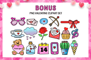 Valentine Alphabet Letters PNG Clipart Graphic by Kalilaart · Creative ...
