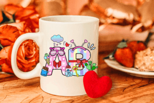 Valentine Alphabet Letters PNG Clipart Graphic by Kalilaart · Creative ...
