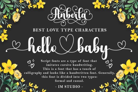 Anberla Font - Preview 1