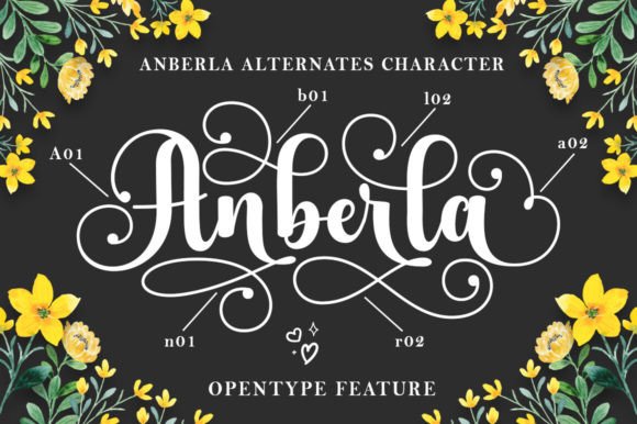 Anberla Font - Preview 3