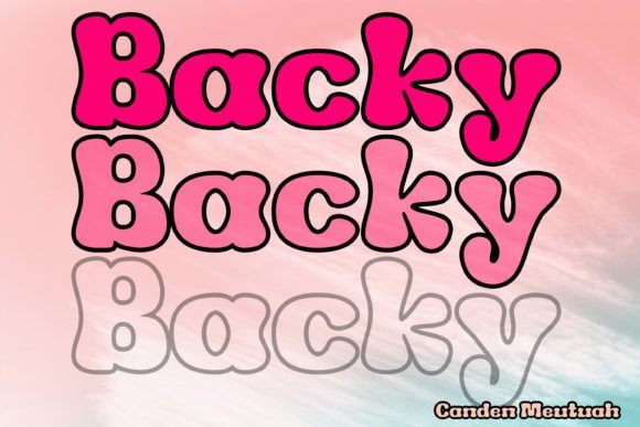 Backy Font - Preview 1