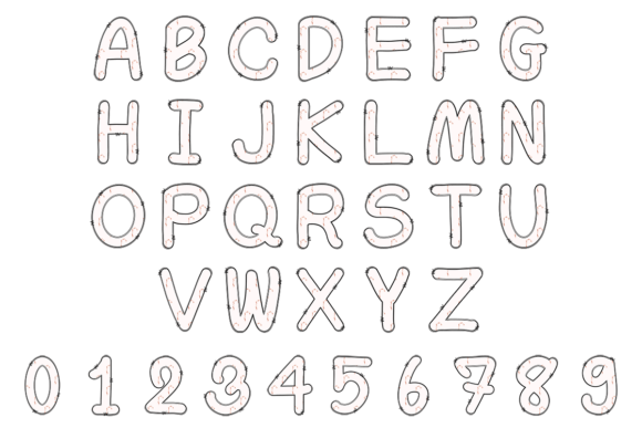 Candy Cane Font - Preview 1